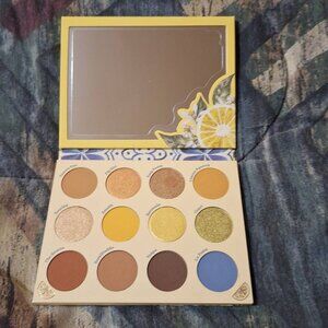 🍋 ColourPop “Limoncello” Eyeshadow Palette – Lightly Swatched